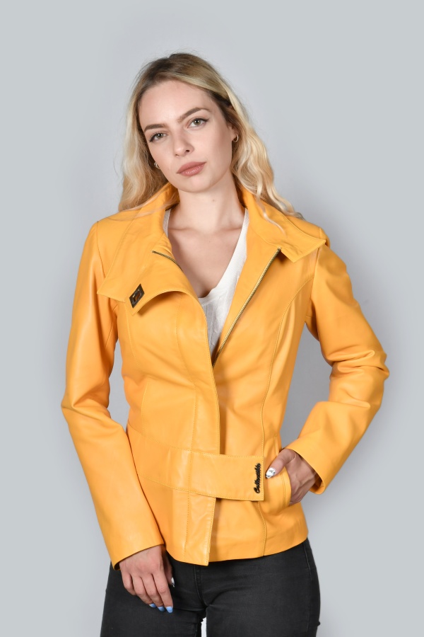 FemaleHopes  Δερμάτινο Μεσάτο Jacket