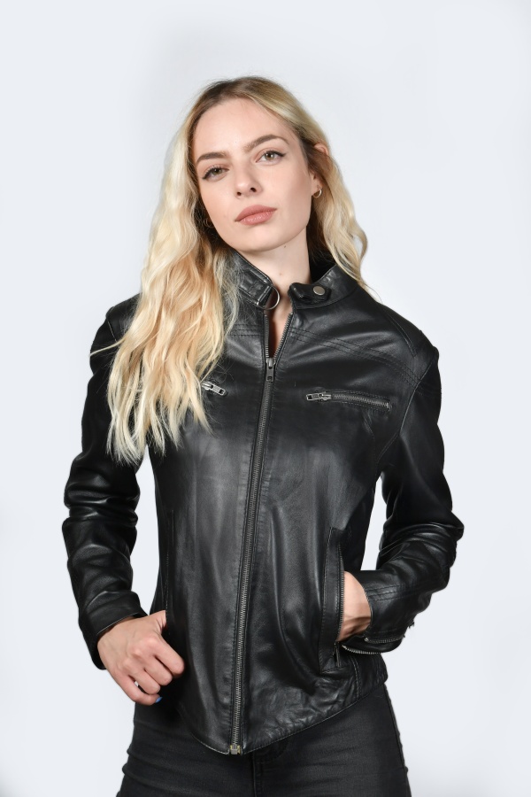 FemaleHopes   Δερμάτινο Biker Jacket