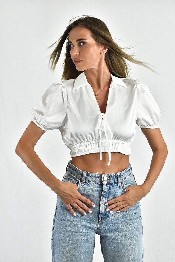 FemaleHopes  CROP TOP ΜΕ ΛΑΣΤΙΧΟ